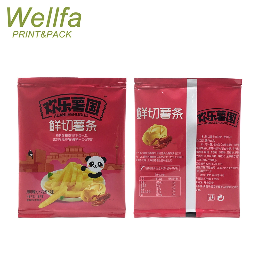 Factory Customized Printed BOPP Lamination Plastic Film Food Chips Popcorn Auto Packing Stretch Composite Aluminum Foil Film