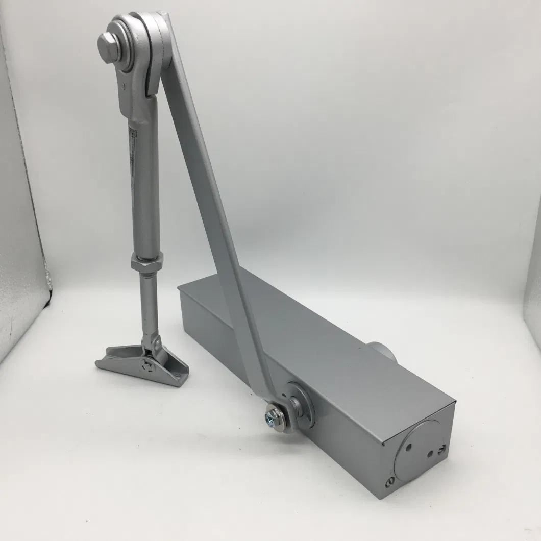 Automatic Door Closer Hold Open Spring Hydraulic Door Closure Aluminum Alloy Body for Residential